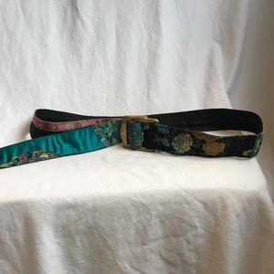 Lucky Brand Vintage Silk Decorative Belt